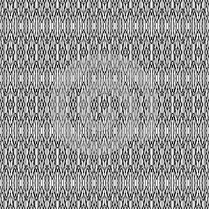 Black and white pattern. Textile rapport.