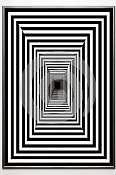 a black and white photo of a black and white square