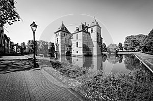 Black and white photo of Turnhout Belgium