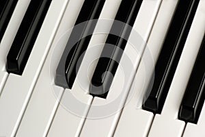 Black and White Piano Keys