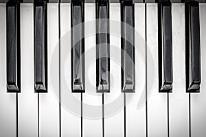 Black and White Piano Keys texture