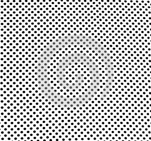 Black and white polka dot pattern design background photo