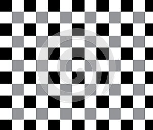 Black and white racing and checkered pattern.