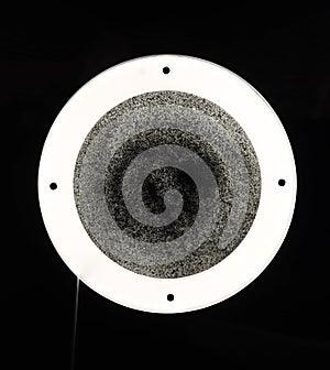 Black and white ringlight
