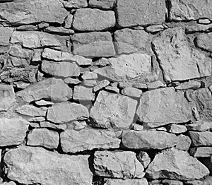 Black and White Rock Wall Background