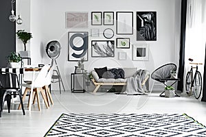 Black and white room