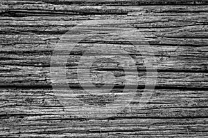 A Black and White Rustic Background out of Weathered Wood