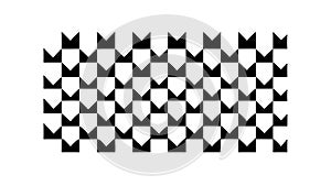 Black and White Scale Pattern Vector, vector design Generative AI
