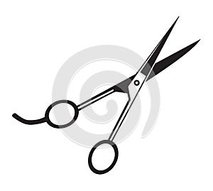 Black and white scissors