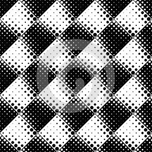 Black and white seamless abstract dot pattern background