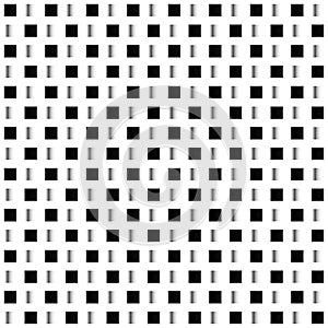 Black and white seamless geometric pattern. Repeatable texture /