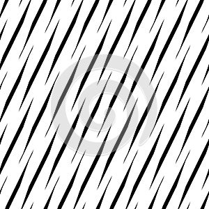 Black and white seamless geometric pattern. Repeatable texture