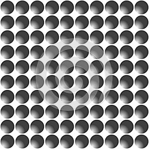 Black and white seamless geometric pattern. Vector