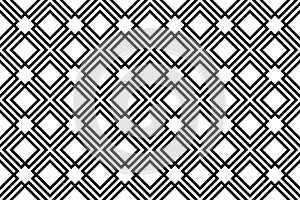 Black and White Seamless Geomtric Pattern