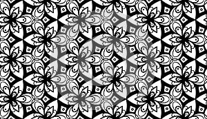 black and white seamless pattern