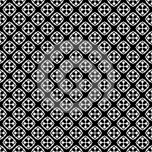 Black and white seamlesss pattern vector file