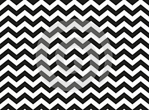 Black and white semaless zig zag chevron pattern, abstract background photo