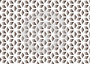 Black and white Shaded diamond seamless pattern