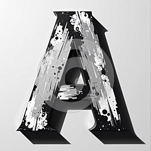 Black and White Alphabet 