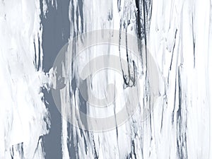 Black and white silver creative abstract hand painted background, marble texture