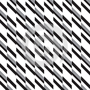 Black white and silver diagonal rectangle pattern background