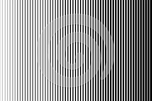 Black and white simple pattern. Light effect. Gradient background with line . Halftone design .