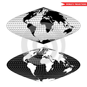 Black and white Sinusoidal projection