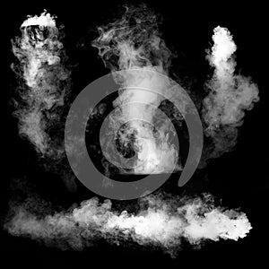 Black and white smoke photo