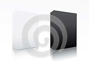 Black and white software box
