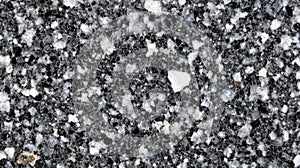 Black and White speckled stone surface texture