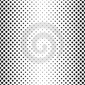 Black and white star pattern background