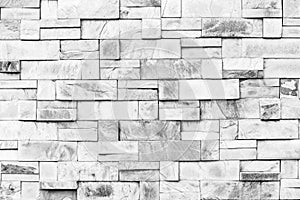 Black and White Stone Wall
