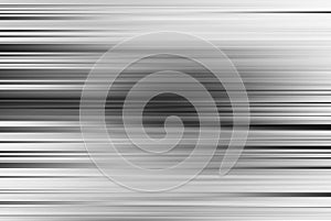 Black and white stripe abstract background. Motion lines effect. Grayscale fiber texture backdrop and banner.