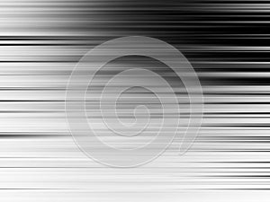 Black and white stripe abstract background. Motion lines effect. Grayscale fiber texture backdrop and banner.