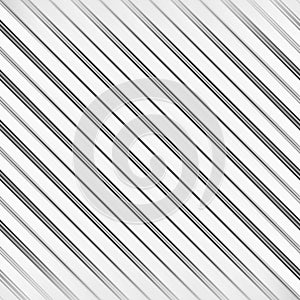 Black and white stripe abstract background. Motion lines effect. Grayscale fiber texture backdrop and banner.