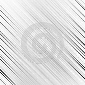 Black and white stripe abstract background. Motion lines effect. Grayscale fiber texture backdrop and banner.