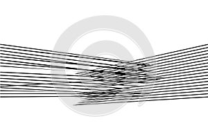 Black and white stripe line abstract graphic optical art