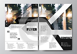 Black white stripe for Minimal Poster Brochure Flyer design Layout vector template