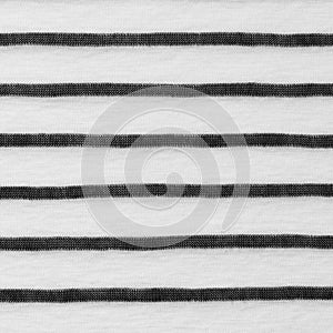 Black and white striped fabric texture
