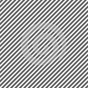 Black white striped fabric texture seamless pattern