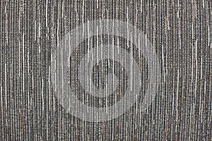 Black and white striped tweed background