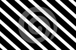 Black and white stripes pattern - Diagonal striped background