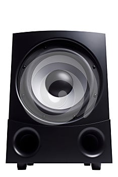 Black & white sub-woofer