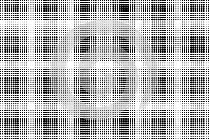 Black on white subtle halftone texture. Dotted vector background. Diagonal dotwork gradient. Monochrome halftone overlay