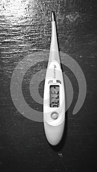 Black and white termometer photo