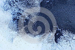 black and white texture from the ashes