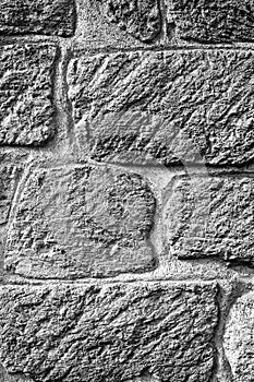 Black and white texture of plastered wall