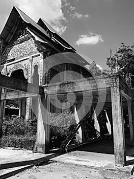 Black & White Thai Traditional architecture