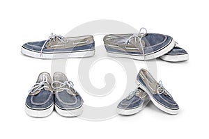 Black and white trainers