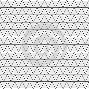 Black white triangle seamless pattern